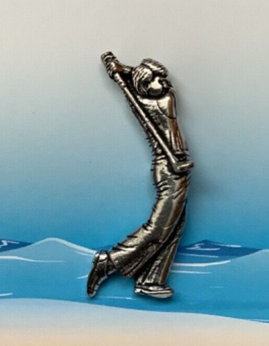 Golfer golf silver - golfer, pewter