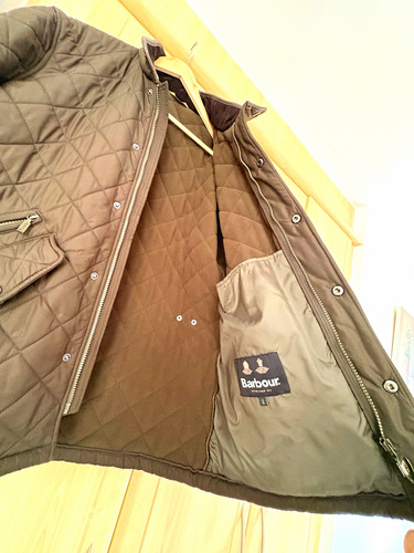 Barbour men brown quilted - barbour,