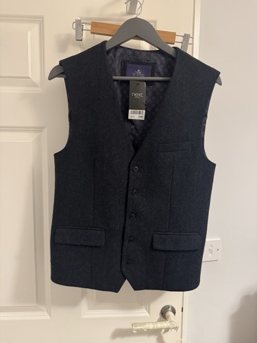 Mens next navy - next, waistcoat