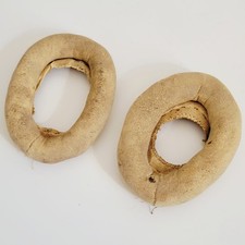 WW2 RAF DOUGHNUTS - FLYING HELMET PADDING -  EARLY TYPE C WWII RAF PART