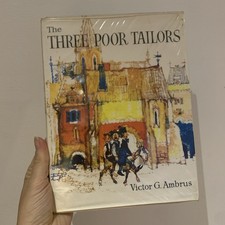 The Three Poor Tailors by Victor G. Ambrus - rare hardcover kids book - 1966
