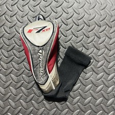 TAYLORMADE r7 XD FAIRWAY WOOD HEADCOVER BLACK - RED SILVER HAS REVOLVING # TAG z