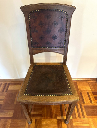 Antique wooden chair - chair, circa