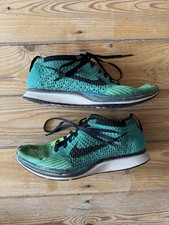 NIKE neon green Flyknit Racers