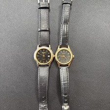 Sekonda Ladies Watch. Black & Gold Wristwatches. Two Watches - Quartz