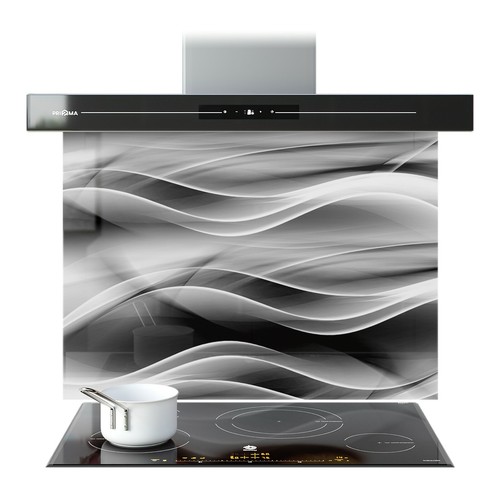 Kitchen glass splashback - glass,