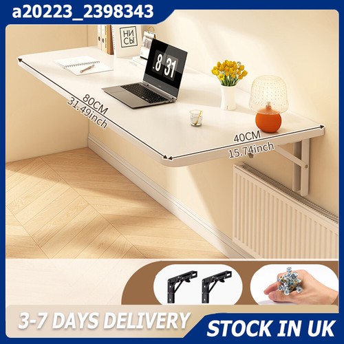 Wall mounted desk - mounted, down