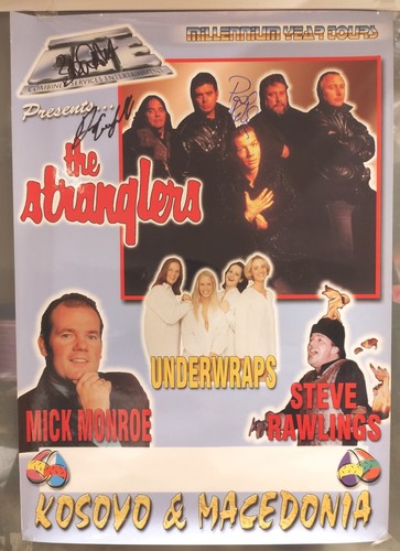 The stranglers poster signed - the,