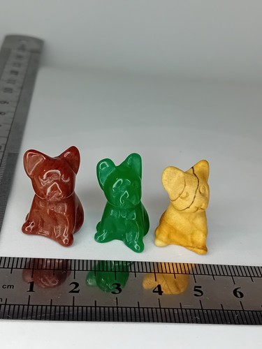 Small carved crystal bundle - small,