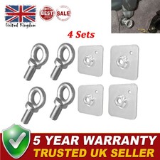 4 Sets Seat Belt Harness Eye