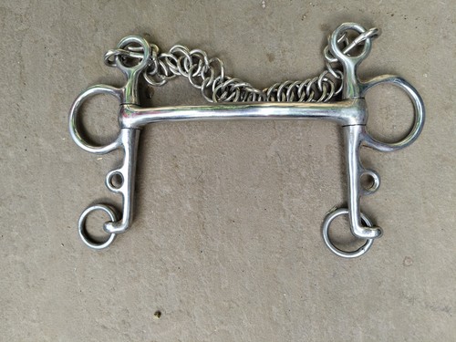 Stainless steel pelham - 5.25",