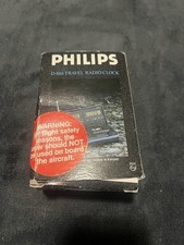 Philips D1868 Travel Radio Clock Portable - New - Not Tested