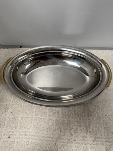 Tea tray vintage 37x23cm - tea, oval