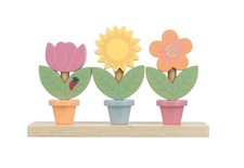 Wooden Stacking Flower Pots