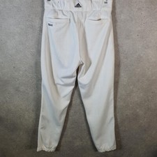 Vintage Adidas Climalite Golf Sweatpant Joggers Mens Medium Cream Swoosh Sports