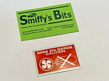 Classic Austin Rover Mini Cooper Radiator Caution Safety Label Sticker BMC