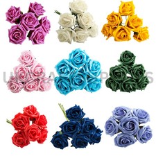 5cm FOAM ROSES Bunch of 6