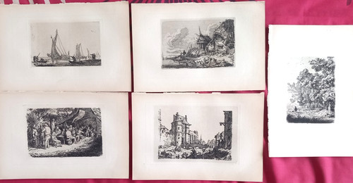 19thc group etchings - 19thc, 5