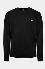 BOSS Jumper Mens Black Round