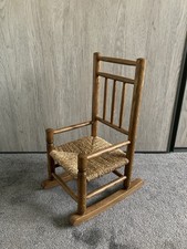 Vintage Wood & Woven Wicker