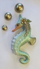 Ceramic Seahorse Wall Plaque