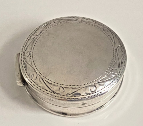 Vintage solid silver chased - solid,