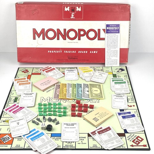 Vintage monopoly set - vintage,