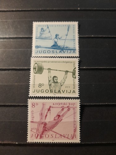 Yugoslavia stamps 1982 cayak - yugoslavia,
