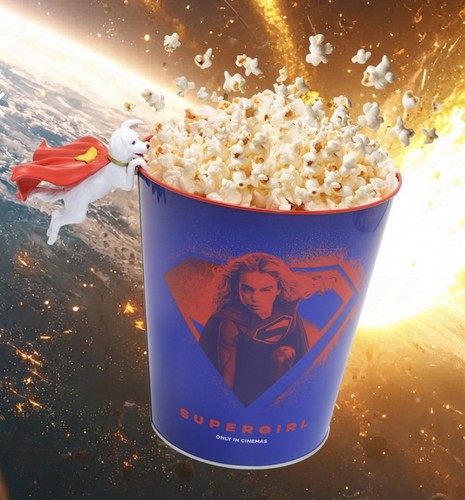 Supergirl popcorn bucket - supergirl,