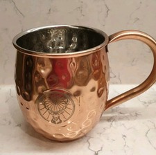 MUG Jagermeister beaten copper Moscow mule cup deer logo 4" 10cm