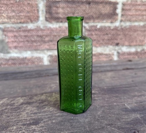 Vintage green coffin shaped - coffin,