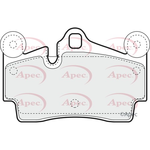 Brake pads set for touareg - pads,