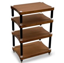 Atacama Evoque ECO 60-40 SE2 Table with 4 Shelves, Dark Bamboo - Ex Dem