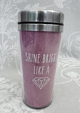 Glitter Vacuum Insulated Cup Stainless Steel Water Bottle Thermal Mug Coffee