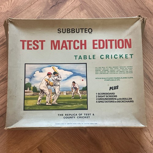 1960 subbuteo test match - 1960,
