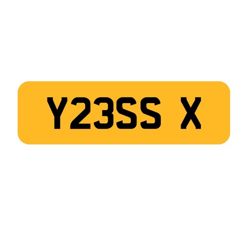 Yes private number plates - -,