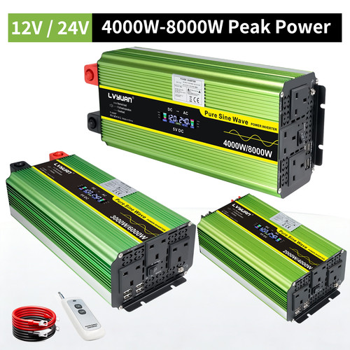 4000w 6000w 8000w peak pure - peak,