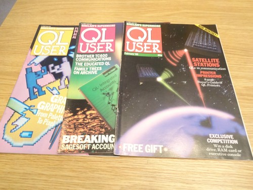 Vintage sinclair ql user - 3, x