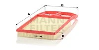 Air filter fits polo - vw, iii