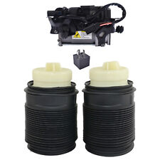 For Mercedes E & CLS-Class W212 S212 CLS Air Compressor Pump + Air Spring Pair