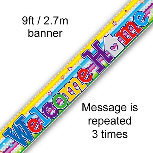 Welcome home 9ft holographic - welcome,
