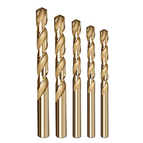 Hss gold cobalt drill bit - gold,