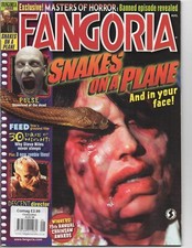 Fangoria # 255 August 2006 Pulse, The Descent, Snakes On a Plane NM Condition