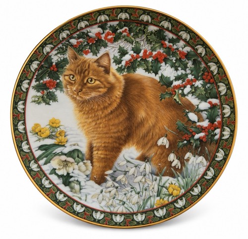 Lesley anne ivory cat - anne, plate