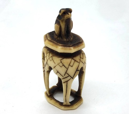 Japanese antique netsuke dog - japanese,