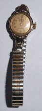 SILVER GILT LADIES ART DECO STYLE PONTIAC MANUAL  WATCH WITH SWISS MOVEMENT