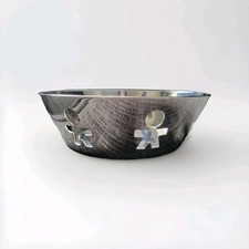 ALESSI GIROTONDO ITALY 7.5" Round Serving Bowl Inox 18/10 Stainless Steel