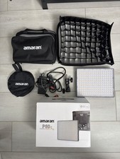 Amaran P60C RGB LED Panel Light with Softbox and Honeycomb egg Crate Grid UK