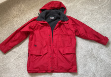 MUSTO SNUGS men’s red fleece lined winter riding/sailing jacket size S chest 44