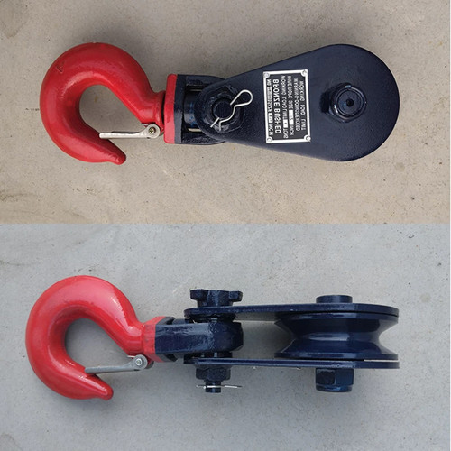 Ton snatch block with - ton,